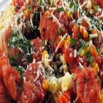 Linguiça de Lombo com Macarrão