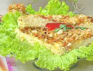 Focaccia Assada de Bacalhau