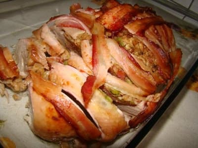 Frango Atropelado com Bacon