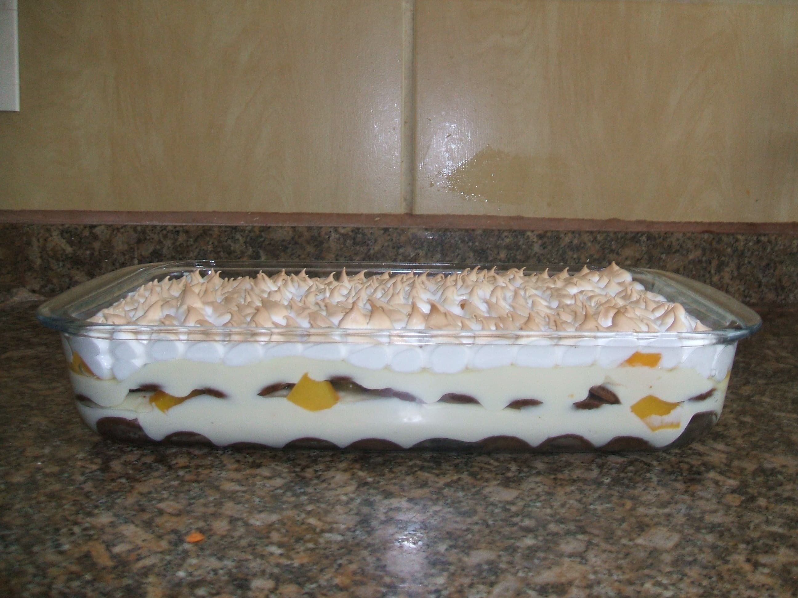 Pavê de Pêssego Delicioso