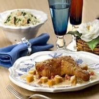 Frango caipira ao Leite de Coco