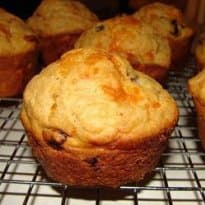 Muffins de Queijo Cheddar
