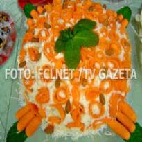 Bolo de cenoura sem glúten