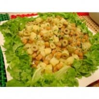 Grão-de-bico com bacalhau