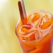 Batida de suco de pitanga