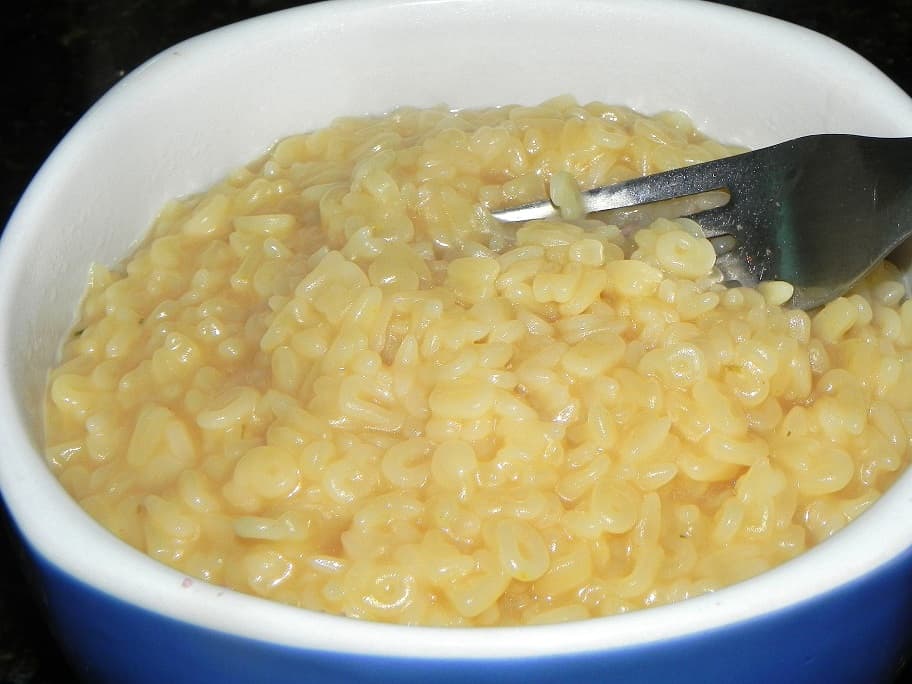Risoto de Macarrão de Letrinhas