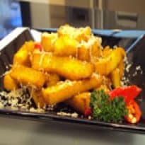 Polenta com Parmesão do Edu Guedes