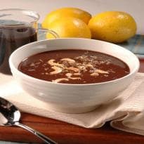 Sopa de Chocolate com Frutas Vermelhas