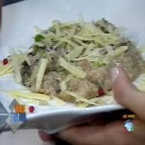 Risoto de Shimeji do Edu Guedes