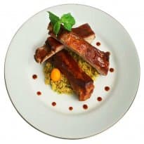 Costelinha de porco à mineira