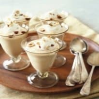 Mousse Brigadeiro branco com Nozes