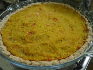 Torta de quinua com abóbora cabotia