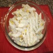 Fetuccine com frango