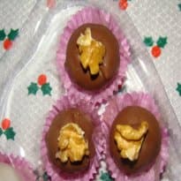 Docinho de nozes com chocolate