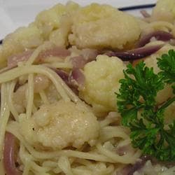 Macarrão com couve-flor