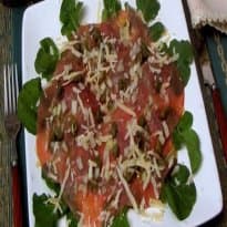 Carpaccio com Alcaparras