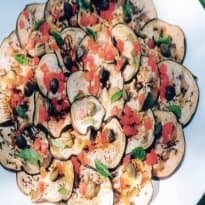 Carpaccio de berinjela