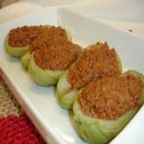 Chuchu com Recheio de Carne Moída