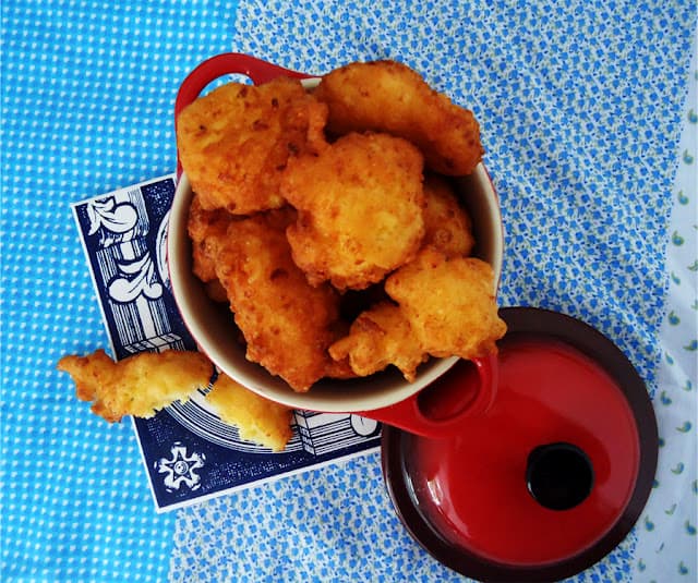 Fritadinhos de queijo