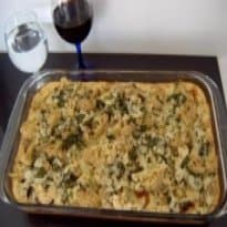 Filé de frango com couve e flor