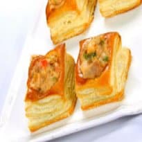 Minivol-au-vent de Atum e Salmão