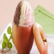 Maçã assada com curry