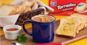 Caldinho de Sururu com Torrada