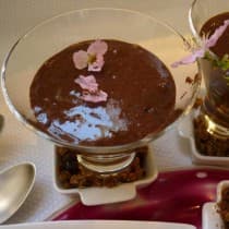 Mousse francesa de chocolate
