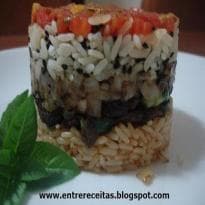 Filé entre camadas de sabores