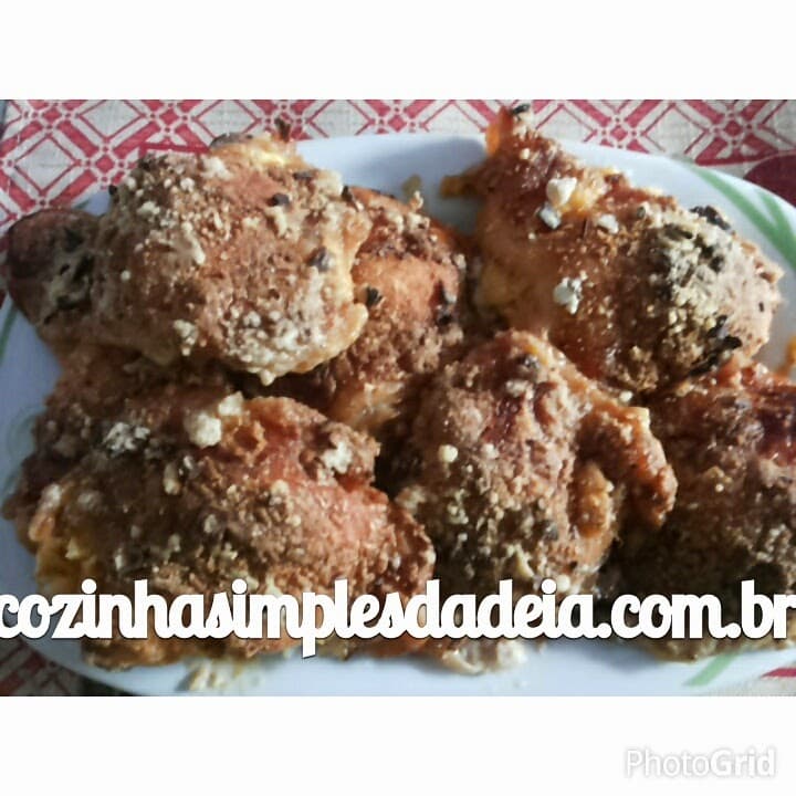 Sobrecoxas Assadas na Maionese