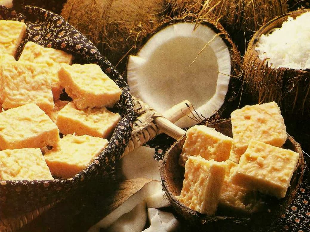 Cocada de corte deliciosa