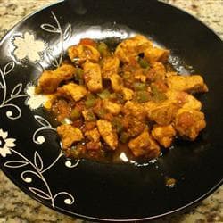 Frango apimentado à moda mexicana