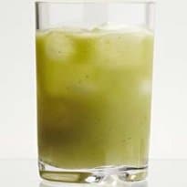 Vitamina de frutas e fibras