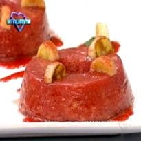 Pudim Vermelho de Banana