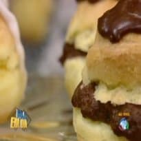 Bomba de Creme e Chocolate do Edu Guedes