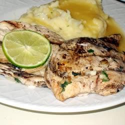 Frango com cerveja e limão