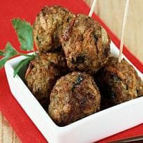 Bolinhos de Carne Multicoloridos