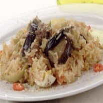 Arroz com Berinjela