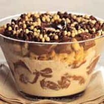 Sorvete com Brigadeiro em Camadas