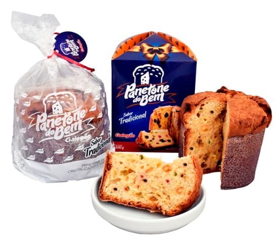 Panetone de Frutas Cristalizadas