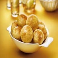 Pão de minuto com presunto