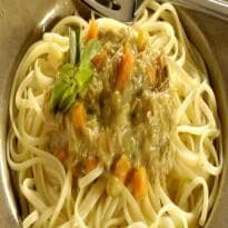 Macarrão com Lombo de Porco