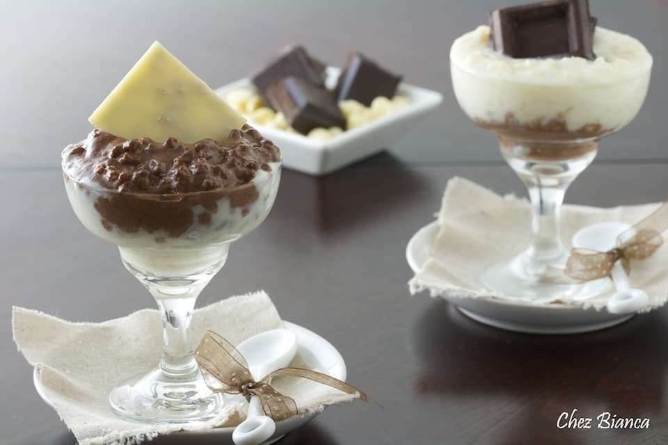 Arroz doce com chocolate