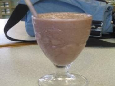 Milk shake de chocolate
