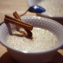 Arroz doce com creme de leite