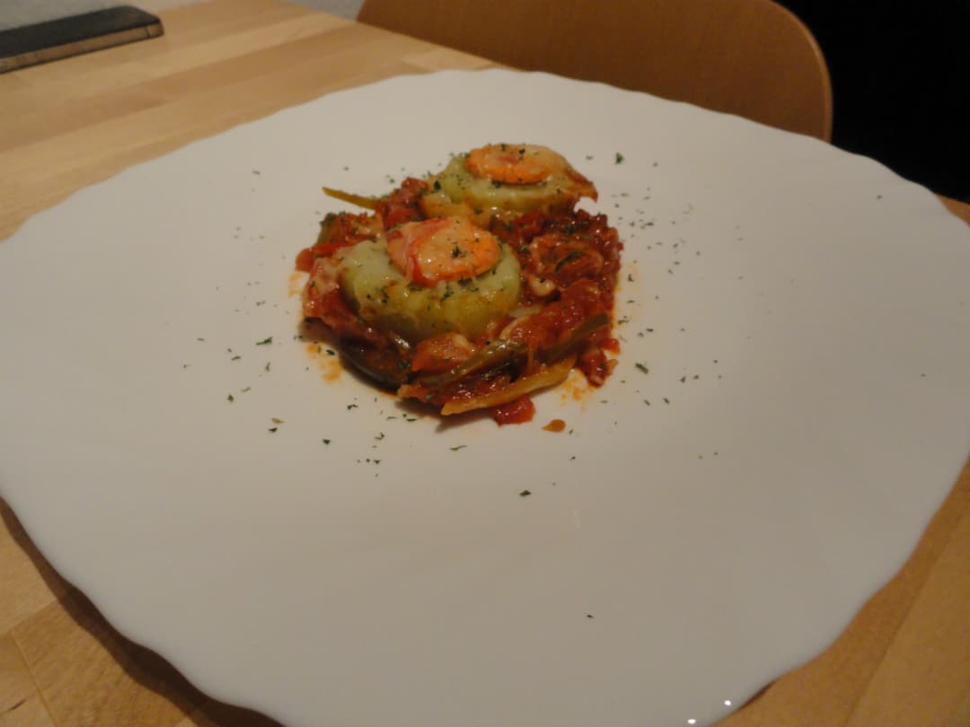 Assada de legumes e fruta - Vegetariana