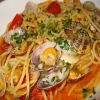 Espaguete ao molho de vôngole