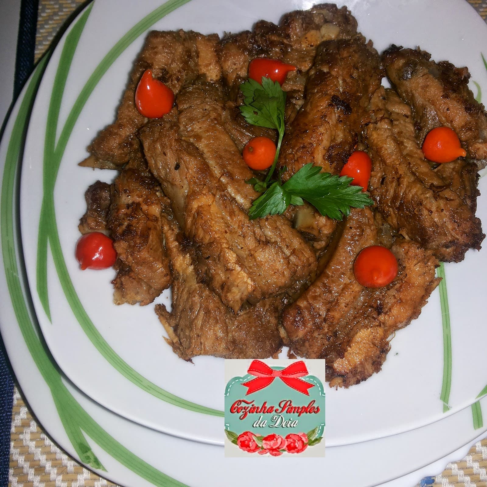 Costelinha de Porco na Cachaça