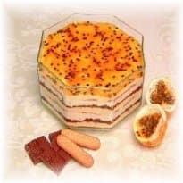 Pavê de Maracujá com Chocolate