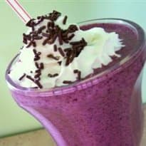 Vitamina de mirtilo (blueberry)